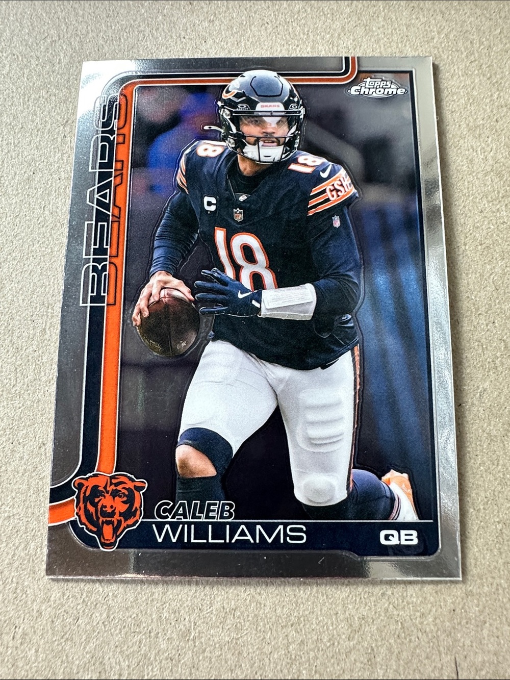 Caleb Williams Bears w/ Rookie cards of Loveland, Odunze, Burden, Kmet, Johnson - Picture 8 of 15